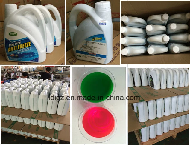 Custom Label Chemical Glycol Antifreeze Coolant Engine Antireeze Liquid Green Pink